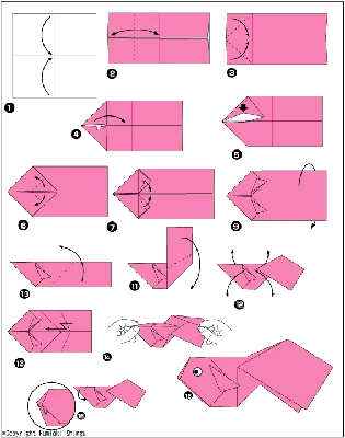 Мастер-класс по оригами. Создание фигурок из бумаги.