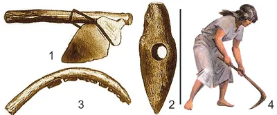 Рисунки древние орудия труда - 69 фото