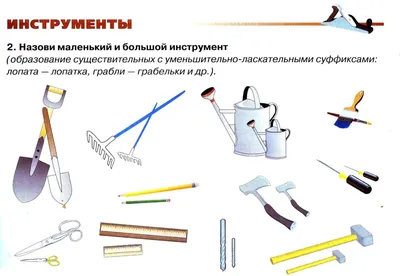 6.Рассмотрите иллюстрации и выполните задание:1) Определите назначение орудий  труда.2) Опишите - Школьные Знания.com