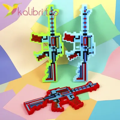 Новые игрушки Minecraft: поролоновый меч, кирка, пистолет Minecraft.  Ромбовидные поролоновые модели оружия, игрушки для детей в подарок. |  AliExpress