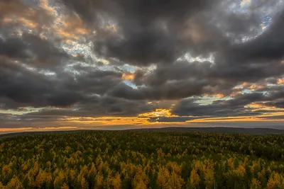 Осеннее небо. Фотограф Смольский Евгений