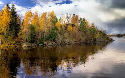 Картина Копия картины Томаса Кинкейда "Центральный парк осенью (Central  park in the fall)" худ. А. Ромм 60x80 TK211001 купить в Москве