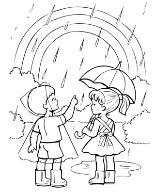 Картинки осенний дождь для детей в детском саду (65 фото) » Картинки и  статусы про окружающий мир вокруг