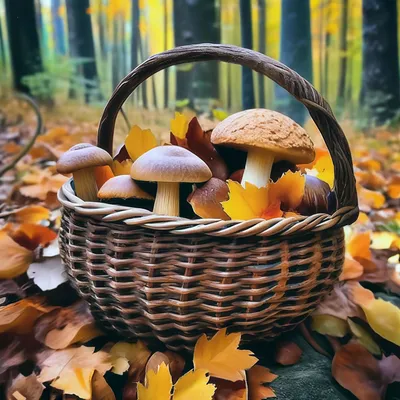 Осенние грибы (64 фото)