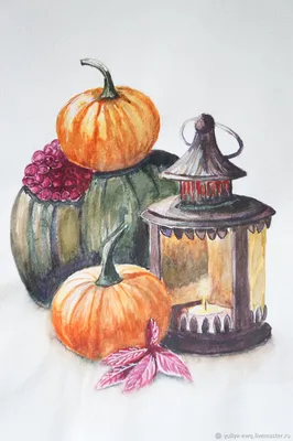 Картина на холсте "Осенний натюрморт"