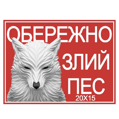 Табличка "ОСТОРОЖНО, ЗЛАЯ СОБАКА" - купить по лучшей цене в Минске от  компании "ТАБЛИЧКИ. СТЕНДЫ. ВСЕ ДЛЯ ОФОРМЛЕНИЯ." - 168161030