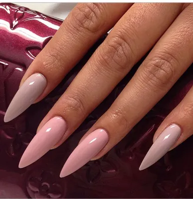 Маникюр на острые ногти: 33 романтичные идеи | Blush nails, Classic nails,  Gel nails