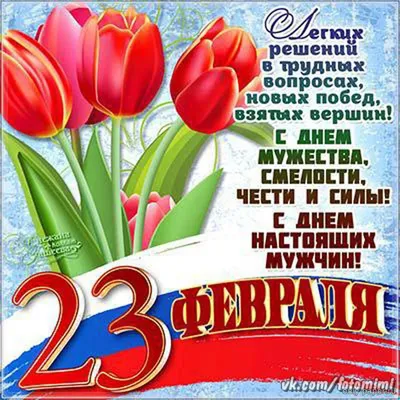 Открытка "23 февраля!" : купить в Минске в интернет-магазине с доставкой по  Беларуси — .