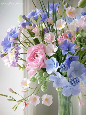 Открытки с цветами на день рождения, поздравления с днем рождения -  картинки с букетом цветов