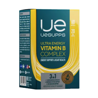 Купить Витамин B Комплекс от UESUPPS (60 шт) в Минске. Витамины группы B  (B-complex) UESUPPS доставка по Беларуси