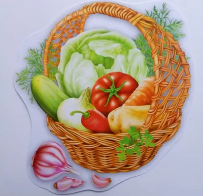 Набор "Фрукты и овощи" в корзине 17 пред. 033208 Стром - купить оптом от  458,43 рублей | Урал Тойз