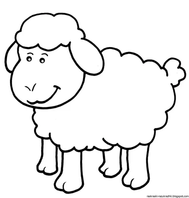 Овца рисунок для детей - 67 фото
