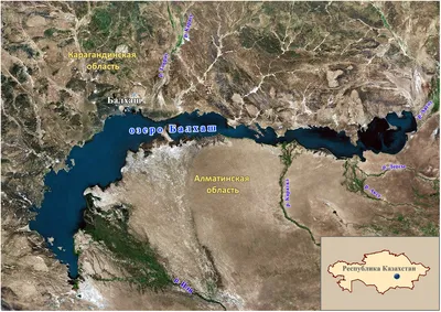 Арал номер два: что стоит за обмелением крупнейшего озера Балхаш в  Казахстане? - 