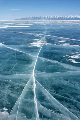 Lake Baikal in winter. Озеро Байкал зимой. | Озеро байкал, Озеро,  Замечательные места