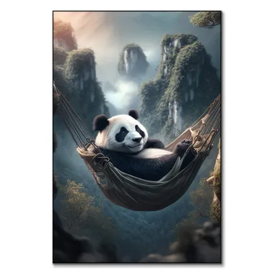 Wall Art Print | Cute Panda | 