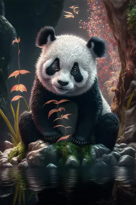 The Chinese panda shakes up famous paintings[1]- 