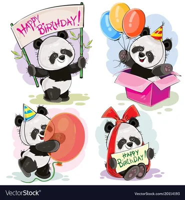 Торт на день рождения панды мультфильм акварельная живопись PNG , панда,  торт, подарок PNG картинки и пнг PSD рисунок для бесплатной загрузки