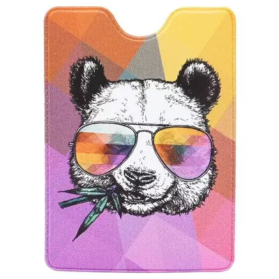 Мужская хлопковая повседневная футболка с принтом "Панда в очках"  (ID#1854940486), цена: 570 ₴, купить на 