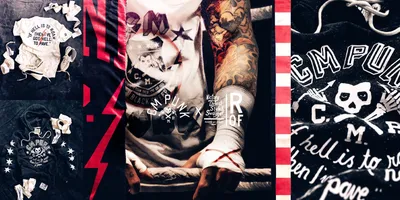 Punk Rock Set Punks Not Dead Words And Design Elements Vector Illustration  Stock Illustration - Download Image Now - iStock