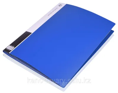Папка пластиковая с файлами А4 30 листов (голубая) (id 56966234), купить в  Казахстане, цена на 