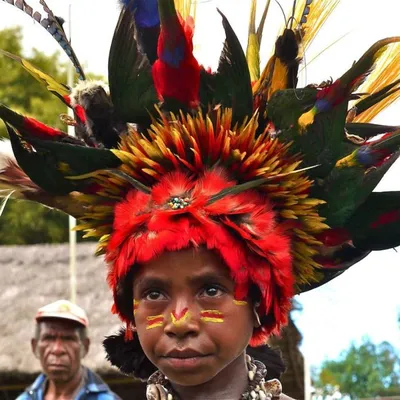 Традиционные украшения папуасов Новой Гвинеи | РИА Новости Медиабанк