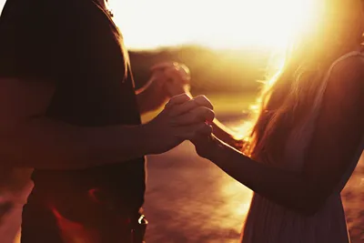 Boyfriend And Girlfriend Holding Hands And Looking Free Stock Photo and  Image 378520296