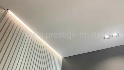 Парящие натяжные потолки с подсветкой - фото и цены в СПб