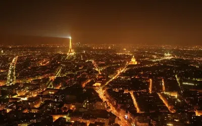 Париж ночью зимой» — создано в Шедевруме