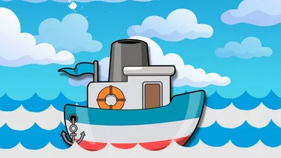 Корабль, пароход, море Раскраски для детей мальчиков