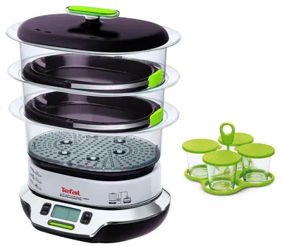 Tefal CONVENIENT SERIES VC1451 купить в интернет-магазине: цены на пароварка  CONVENIENT SERIES VC1451 - отзывы и обзоры, фото и характеристики. Сравнить  предложения в Украине: Киев, Харьков, Одесса, Днепр на 