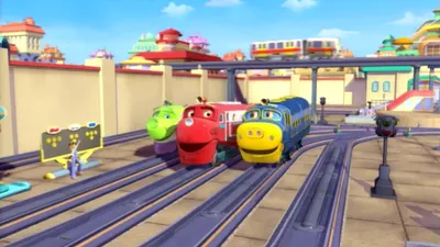 Купить паровозик Чаггингтон Хут Chuggington LC54025, цены на Мегамаркет