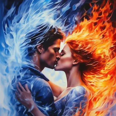 Любовь, страсть, огонь и лёд, …» — создано в Шедевруме
