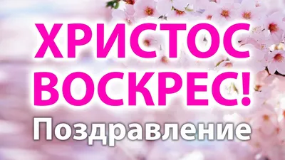 С праздником Пасхи. Христос воскрес! – Воистину воскрес! – Союз  Евангельских Христиан Баптистов