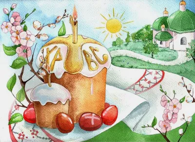 Старинные русские пасхальные открытки (альбом) — Спутник и Погром
