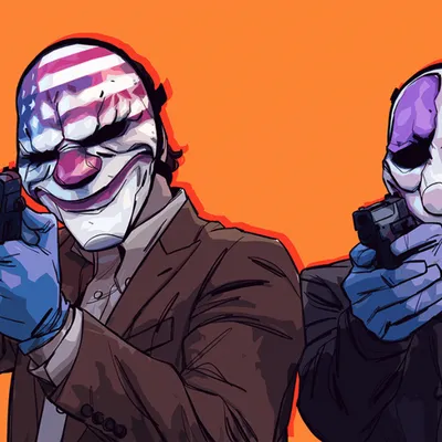 Обои payday 2, Получки Ограбление, steam, компьютерная игра, суперзлодей на  телефон Android, 1080x1920 картинки и фото бесплатно