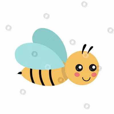 Иллюстрация Пчела и оса в стиле декоративный, детский, книжная