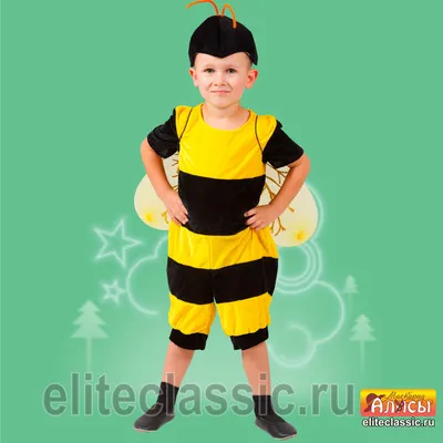 Аппликация тканевая пришивная детская, Пчела, код 53425 - Нашивка Детская