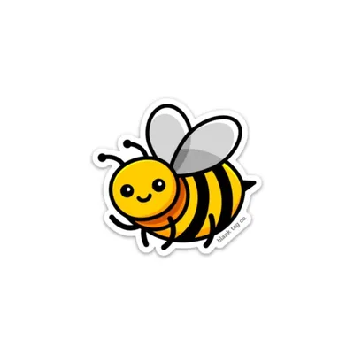 Bee. Пчёлка. PNG. | Bichinhos fofos, Desenhos, Adesivos
