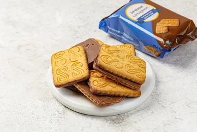 Печенье сдобное Mini Cookies с кусочками шоколада 200гр