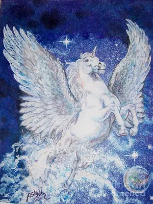 Pegasus Unicorn Painting by Sheila Tibbs - Fine Art America