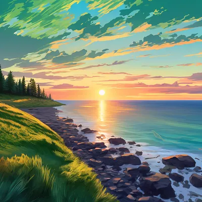 Наталина Талина on X: "Красивый пейзаж. Закат. #nature  /ppH2hGrH46" / X