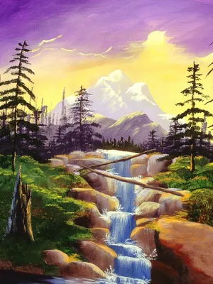 Живопись | картина маслом. Горы | Art | mountains lake, | Рисунки пейзажей,  Пейзажи, Пейзаж картина маслом
