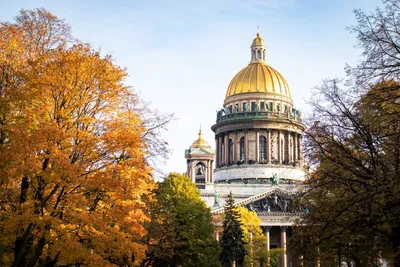 Красивые места Санкт-Петербурга для прогулки осенью