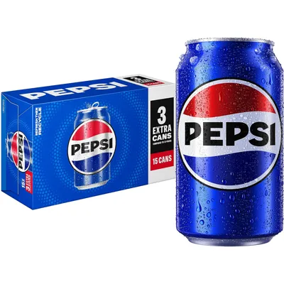 Pepsi Cola Soda Pop, 16.9 fl oz, 12 Pack Bottles - 