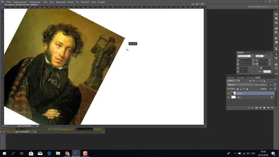 Как вращать картинку в фотошопе. Photoshop как повернуть изображение -  YouTube