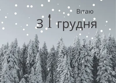 З першим днем зими – картинки і листівки для привітання на 1 грудня 2023 -  Радіо Незламних