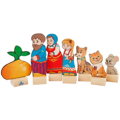 Отзывы на кукольный театр краснокамская игрушка персонажи сказки теремок  (н-10) от покупателей и мастеров