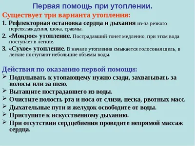 Первая помощь при утоплении — Статьи — ГБУЗ "Детская городская поликлиника  №4 города Краснодара" МЗ КК