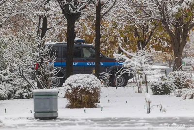 Первый снег в Днепре в этом году - Днепр 