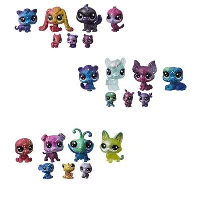 Комплект из 24 игрушек 'Петшопы из мешка', серия 1/13, Littlest Pet Shop,  Hasbro [98751-set1]